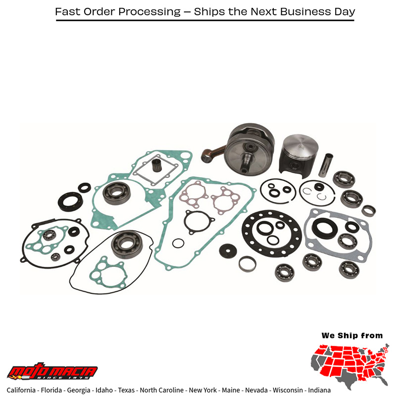 Complete Engine Rebuild Kit Os Piston +2.0mm Honda CR500R 89-01