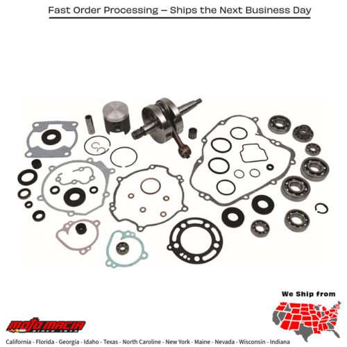 Complete Engine Rebuild Kit Os Piston +0.5mm Kawasaki KX100 05-05