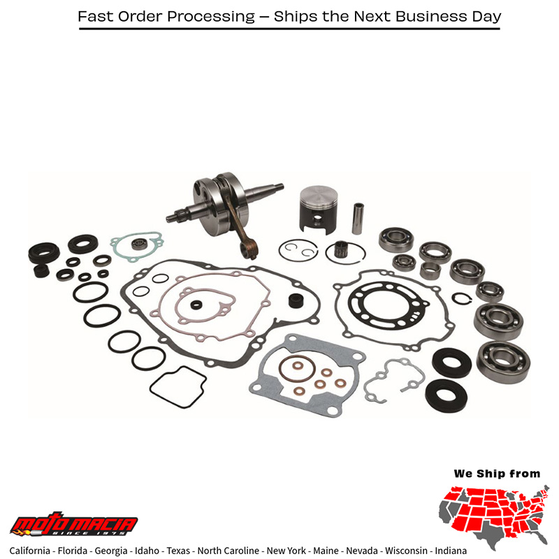 Complete Engine Rebuild Kit Os Piston +0.5mm Kawasaki KX100 06-13
