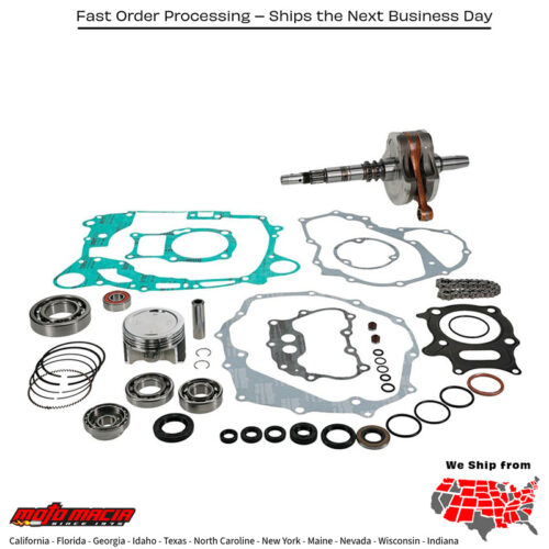 COMPLETE ENGINE REBUILD KIT OS PISTON +0.5MM  Honda TRX250EX Sportrax 2003-2008 Honda TRX250TE Recon ES [SRA] 2002-2019 Honda TRX250TM Recon [SRA] 2002-2019 Honda TRX250X [SRA] 2009-2019