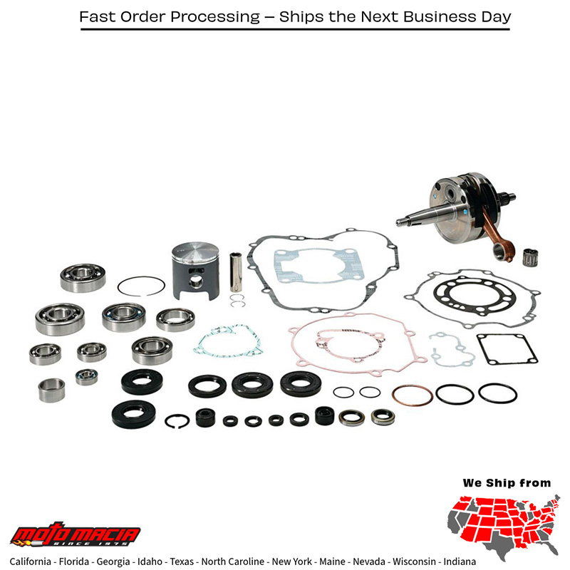 COMPLETE ENGINE REBUILD KIT OS PISTON +0.5MM Kawasaki KX100 2014-2020