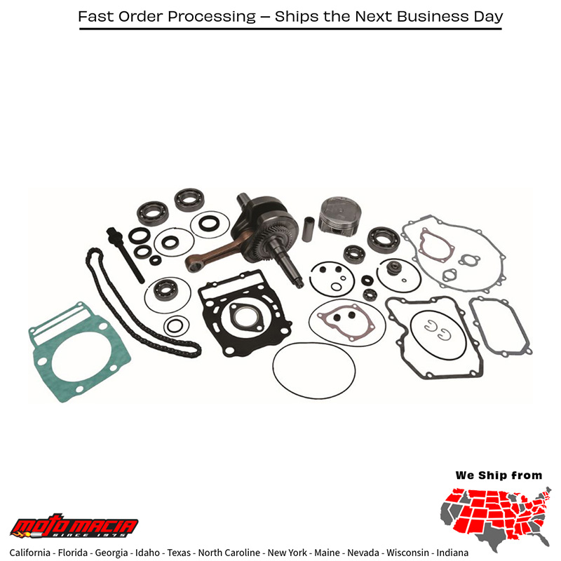 COMPLETE ENGINE REBUILD KIT Polaris Scrambler 500 4X4 2003-2012 Polaris Sportsman 500 HO 2X4 2010-2010 Polaris Atp 500 2004-2005 Polaris Sportsman 500 HO 4x4 2010-2010