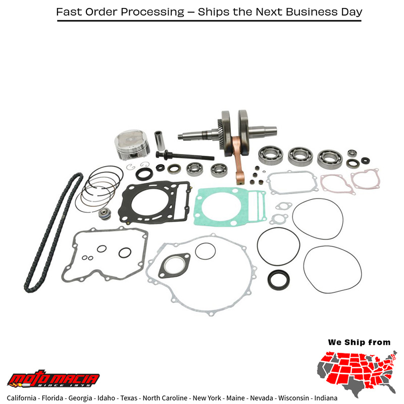 COMPLETE ENGINE REBUILD KIT OS PISTON +0.5MM Polaris Scrambler 500 4X4 2003-2012 Polaris Sportsman 500 HO 2X4 2010-2010 Polaris Atp 500 2004-2005 Polaris Sportsman 500 HO 4x4 2010-2010