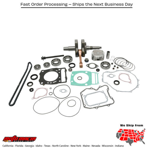 COMPLETE ENGINE REBUILD KIT OS PISTON +1.0MM  Polaris Scrambler 500 4X4 2003-2012 Polaris Sportsman 500 HO 2X4 2010-2010 Polaris Atp 500 2004-2005 Polaris Sportsman 500 HO 4x4 2010-2010