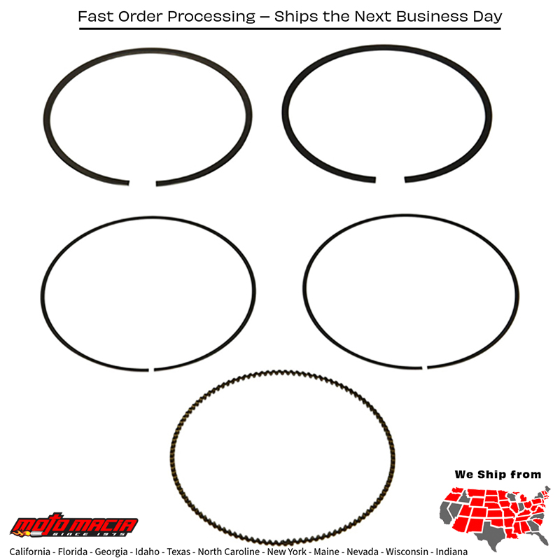 Wiseco PISTON RING 98.43MM FOR WISECO PISTONS ONLY Harley Davidson FLHR Road King 1999-2006 Harley Davidson FXD Dyna Super Glide 1999-2006 Harley Davidson FXDWG Dyna Wide Glide 1999-2006 Harley Davidson FLSTC Softail Heritage Classic 1999