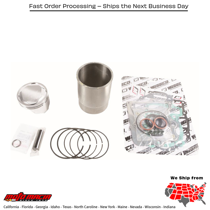 Wiseco TOP END KIT 89.00/STD 12.5:1 Honda TRX400X 2012-2014 Honda TRX400EX Sportrax 1999-2009 Honda XR400R 1996-2004