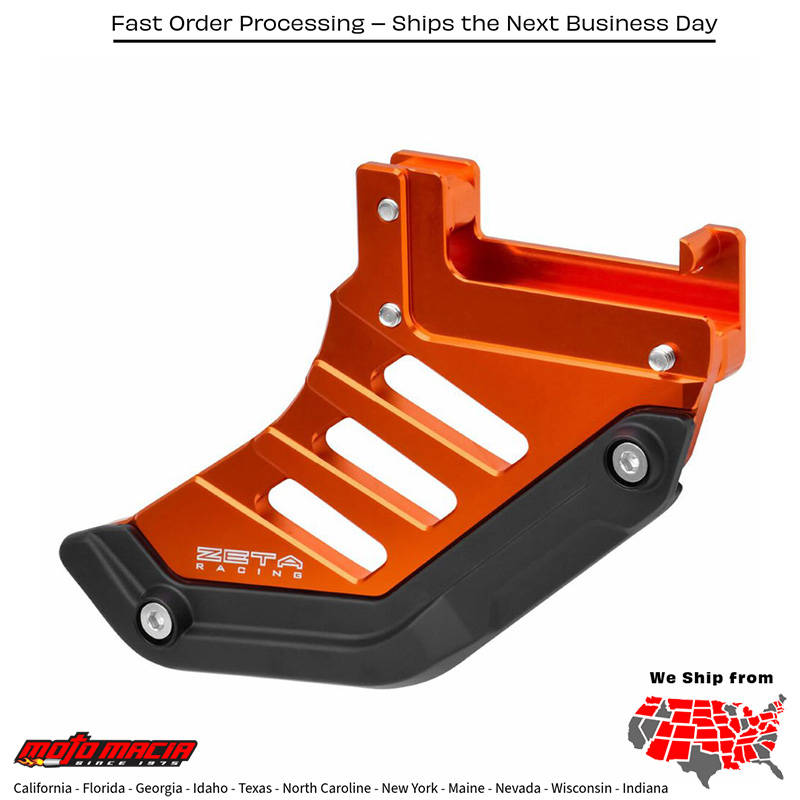 REAR DISC GUARD ORANGE