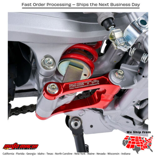 LOWERING LINK  RED Honda CRF250L 2021-2021 Honda CRF250RL Rally 2021-2021 Honda CRF300L 2021-2024 Honda CRF300L Rally 2021-2024 Honda CRF250RLA Rally ABS 2021-2021