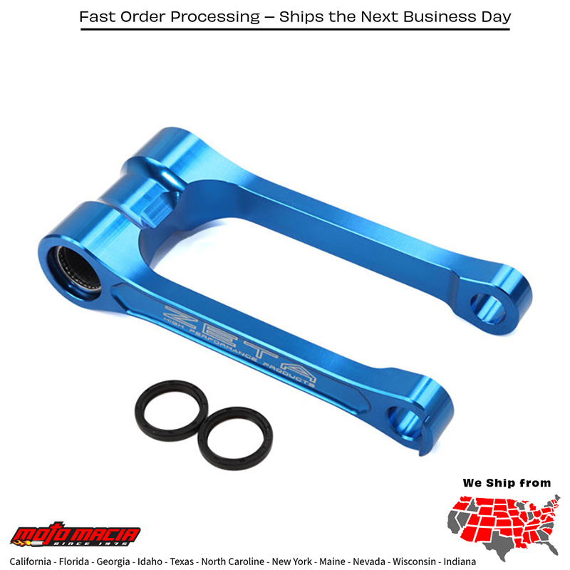 LOWERING LINK HUS H-BLUE Husqvarna TX 300 2017-2019 Husqvarna FX 350 2017-2022 Husqvarna FX 450 2017-2022 Husqvarna TC 125 2016-2022 Husqvarna FC 250 2016-2022 Husqvarna FC 350 2016-2022 Husqvarna FC 450 2016-2022 Husqvarna TC 250 2016-2022