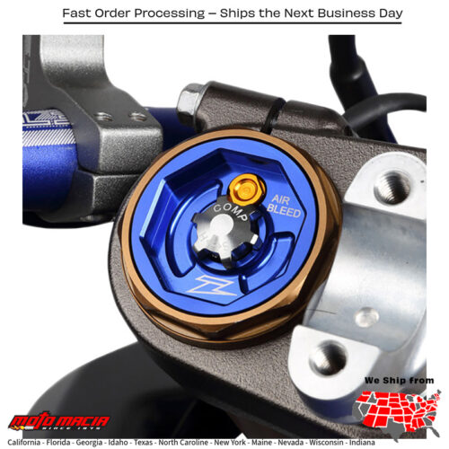 FRONT FORK TOP CAP BLUE Yamaha YZ250FX 2015-2019 Yamaha YZ250X 2016-2019 Yamaha YZ450FX 2016-2018 Husqvarna TXC 310 2012-2012 Husqvarna TXC 511 2011-2012 Husqvarna CR150 2011-2011 Husqvarna TXC 449 2011-2011 Husqvarna TXC 250R 2013-2013 Hus