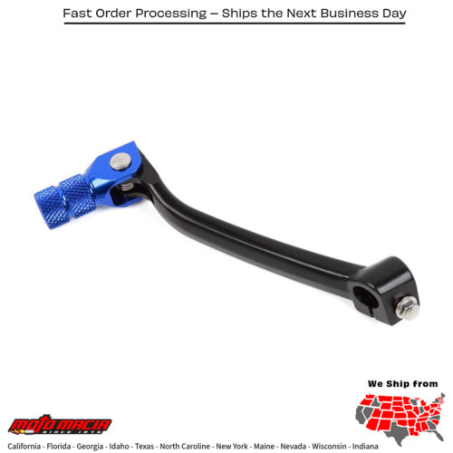 FORGED SHIFT LEVER BLUE  Yamaha YZ80 1981-2002 Yamaha YZ85 2002-2024
