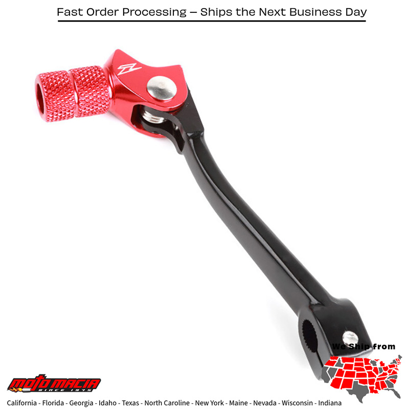 FORGED SHIFT LEVER RED Honda CRF125F 2014-2024 Honda CRF50F 2004-2024 Honda CRF70F 2004-2012