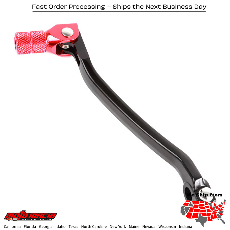 FORGED SHIFT LEVER RED Honda XR250R 1993-2004 Honda XR400R 1996-2004