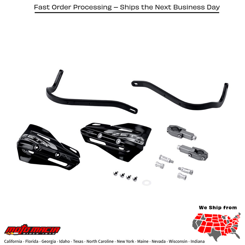 ARMOR HANDGUARD XC KIT FOR 22.2MM BAR BLACK/BLACK