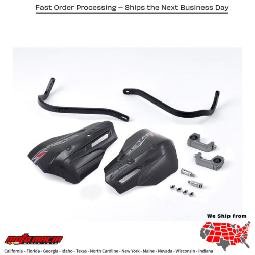 ARMOR HANDGUARD XC PRO KIT 28.6MM BAR U-CLAMP BLACK/BLACK