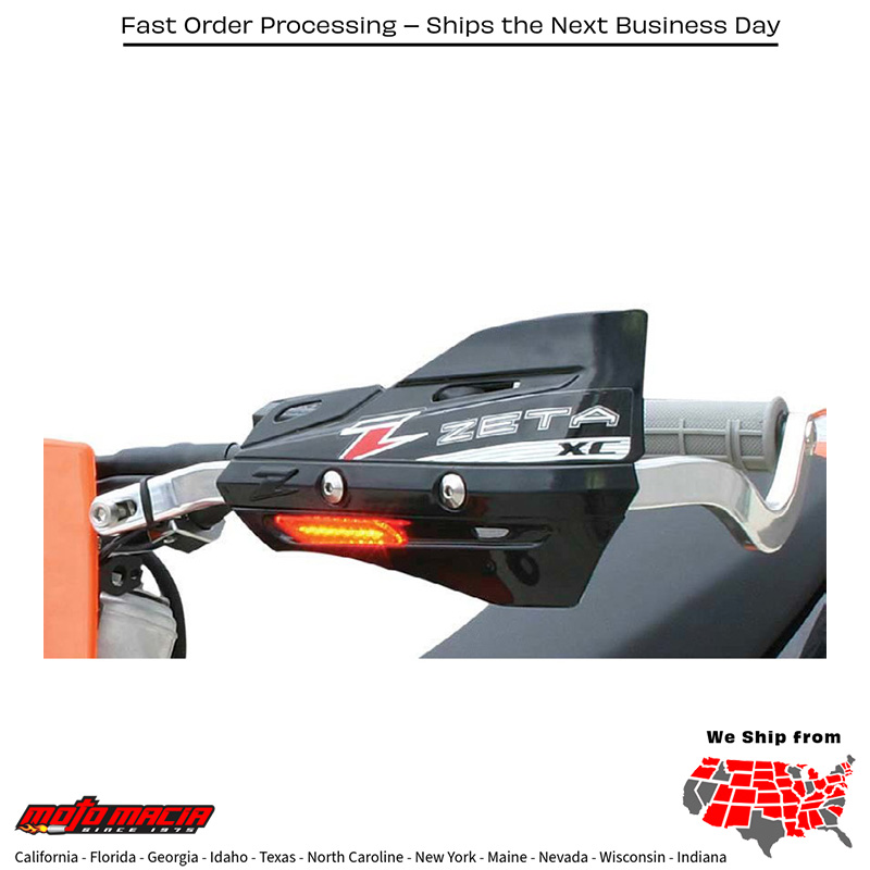 ARMOR-GUARD XC PROTECTOR W/FLASHER BLACK Beta 390 RS 2015-2015 Beta 430 RS 2015-2016 Beta 500 RS 2015-2016 Beta 390 RR 2015-2017 Beta 430 RR 2015-2017 Beta 480 RR 2015-2017 Honda CR500AF 1997-2014 Husqvarna FE 350S 2015-2016 Husqvarna FE 50