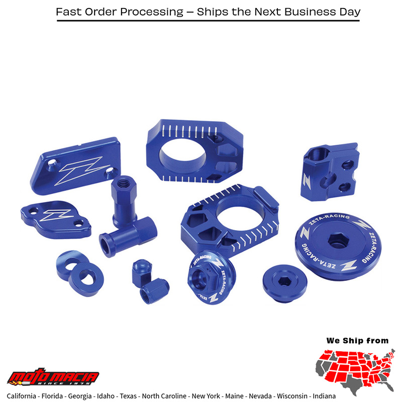 BILLET KIT AHA BLUE Yamaha YZ250X 2016-2018 Yamaha YZ125 2009-2018 Yamaha YZ250 2009-2018
