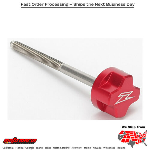 AIR FILTER HOLDING BOLT 85MM RED Honda CR500R 1985-2001 Honda CR125R 1985-2007 Honda CR250R 1985-2007 Kawasaki KX85 2001-2017 Kawasaki KX100 1995-2017 Kawasaki KX65 2000-2017 Kawasaki KX250 1992-2007 Kawasaki KX125 1992-2005 Kawasaki KX80 1