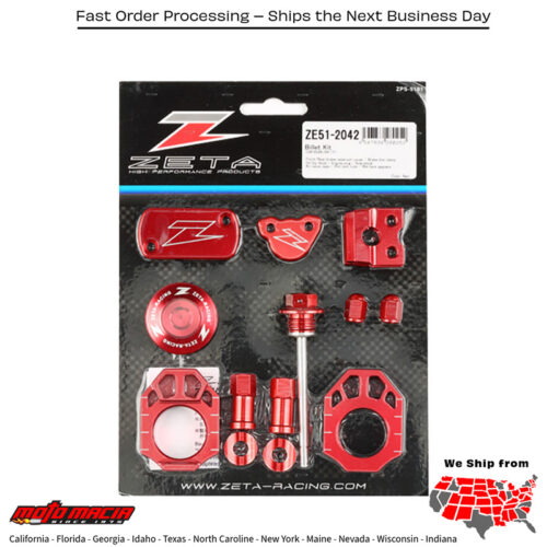 BILLET KIT DA RED Honda CRF450RX 2017-2019 Honda CRF450R 2017-2019