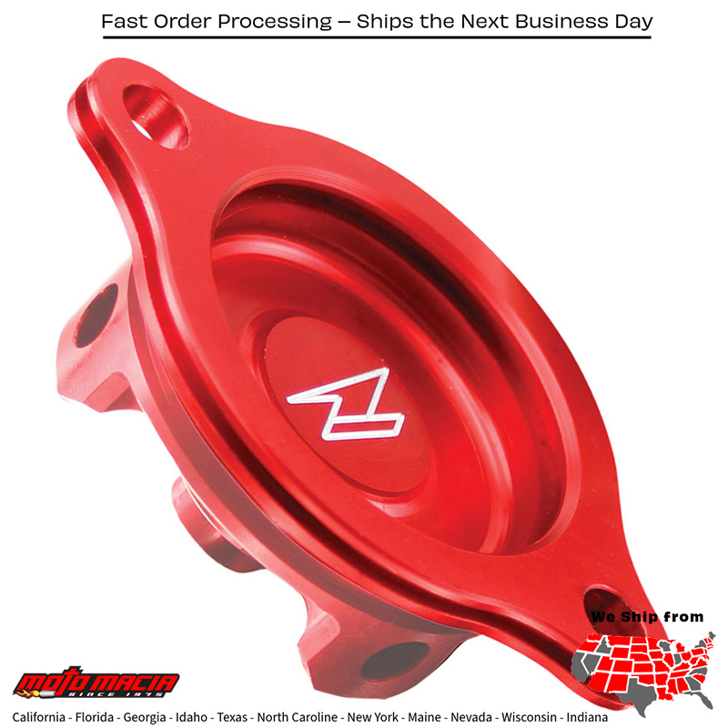 OIL FILTER COVER RED Honda CRF250R 2004-2009 Honda CRF250X 2004-2017