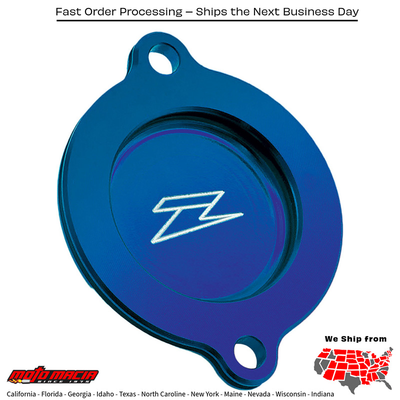 OIL FILTER COVER BLUE Yamaha YZ250F 2003-2013 Yamaha YZ450F 2003-2009 Yamaha WR250F 2003-2013 Yamaha WR450F 2003-2015