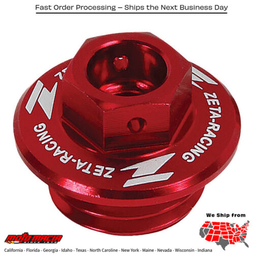 OIL FILLER PLUG RED Yamaha YZ250FX 2015-2019 Yamaha YZ250X 2016-2019 Yamaha YZ450FX 2016-2019 Honda CRF250L 2013-2021 Honda CRF250M 2013-2013 Honda CRF450R 2002-2016 Honda CRF250R 2004-2017 Honda CRF150R 2007-2021 Honda CRF150RB Expert 2007