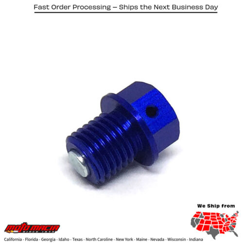 MAGNETIC DRAIN PLUG BLUE Husqvarna FE 350S 2015-2023 Husqvarna FE 501S 2015-2023 KTM 250 SX-F Factory Edition 2015-2017 KTM Freeride 250R 4-Stroke 2015-2017 KTM 150 XC-W 2017-2018 Husqvarna TX 300 2017-2019 Husqvarna FX 350 2017-2019 Husqva