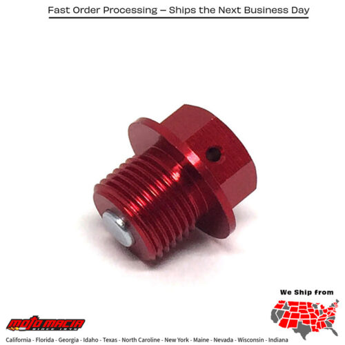 MAGNETIC DRAIN PLUG M14X10-P1.25 RED Suzuki GSX-S1000 2016-2021 Suzuki GSX-S1000F 2016-2021 Suzuki GSX-R1300 LE Hayabusa 2012-2014 Suzuki GSX-R1300 Hayabusa 1999-2022 Suzuki GSX250R 2018-2021 Suzuki GSX-S1000Z 2018-2019 Suzuki GSX-S1000FZ 2