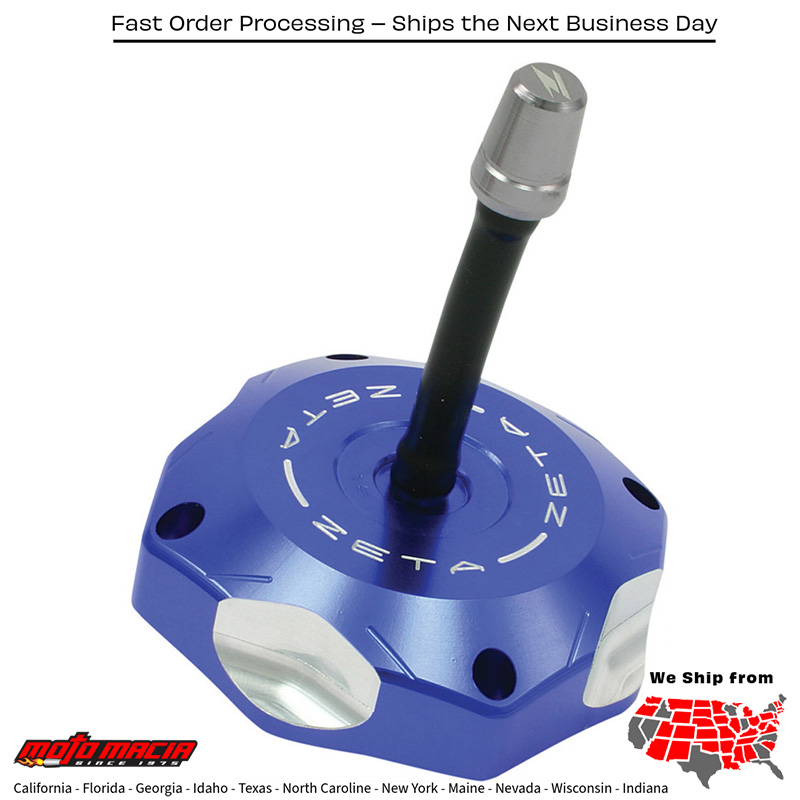BILLET GAS CAP BLUE Suzuki RM-Z450 2018-2019