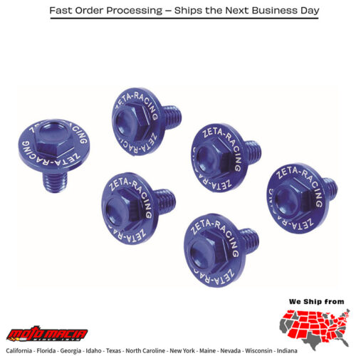 FORK GUARD BOLT  BLUE Kawasaki KX250F 2005-2019 Kawasaki KX450F 2006-2019 Kawasaki KLX250SF 2009-2010 Kawasaki KLX450R 2008-2015 Kawasaki KLX250 2018-2020 Kawasaki KLX300R 2020-2020 Kawasaki KLX300SM 2022-2023 Kawasaki KLX300 2023-2023