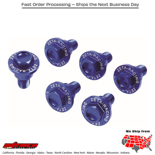 FORK GUARD BOLT  BLUE Yamaha YZ250FX 2015-2019 Yamaha YZ250X 2016-2019 Yamaha YZ450FX 2016-2019 Yamaha YZ125 2008-2019 Yamaha YZ250 2008-2019 Yamaha YZ250F 2008-2019 Yamaha YZ450F 2008-2019 Yamaha WR250F 2004-2023 Yamaha WR450F 2004-2023 Ya