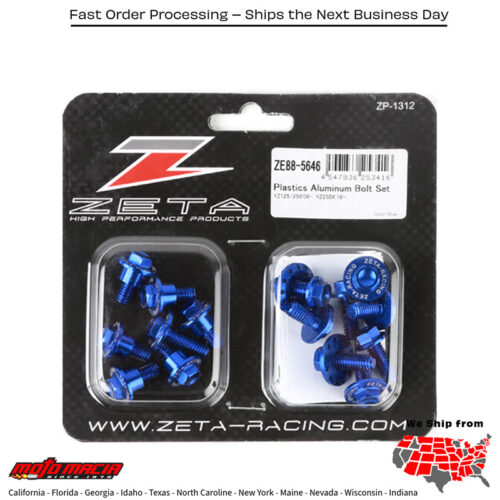 ALUMINUM BOLT KIT BLUE Yamaha YZ250X 2016-2021 Yamaha YZ125 2008-2021 Yamaha YZ250 2008-2021 Yamaha YZ125X 2020-2021