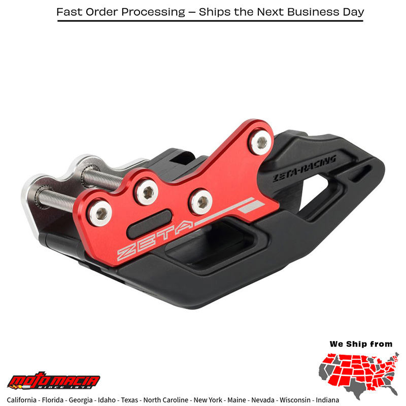 ZETA 3D CHAIN GUIDE DA Honda CRF450RX 2017-2025 Honda CRF450R 2007-2025 Honda CRF250R 2007-2025 Honda CRF450X 2007-2025 Honda CRF450L 2019-2021 Honda CRF250RX 2019-2024 Honda CRF450RL 2021-2025