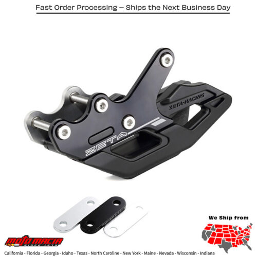 ZETA 3D CHAIN GUIDE UKI Suzuki RM-Z250 2005-2024 Suzuki DR-Z400S 2005-2019 Suzuki DR-Z400SM 2005-2019 Suzuki RM250 2001-2008 Suzuki DR-Z400E 2005-2008 Suzuki RM125 2001-2008 Suzuki RM-Z450 2005-2024