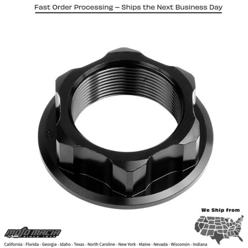 STEERING STEM NUT BLACK Honda CRF1000L Africa Twin 2016-2019 Honda CRF250L 2013-2021 Honda CRF250M 2013-2013 Honda MSX125 Grom 2013-2022 Honda CRF250RL Rally 2017-2021 Honda CRF1000LD Africa Twin DCT 2016-2019 Honda CRF250LA ABS 2017-2021 H