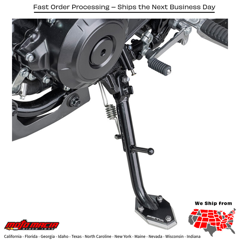 SIDE STAND EXTENDER 2PCS Suzuki DL1000 V-Strom Adventure ABS 2014-2016 Suzuki DL1000 V-Strom 2014-2019 Suzuki DL1000 V-Strom XT 2018-2018 Suzuki DL1050 V-Strom 2020-2023 Suzuki DL1050 V-Strom Adventure XT 2020-2023 Suzuki DL1050 V-Strom 105