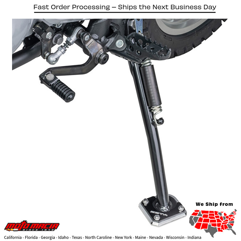 SIDE STAND EXTENDER 2PCS Yamaha WR250R 2008-2020 Yamaha WR250X 2008-2011 Yamaha XT250 2008-2020