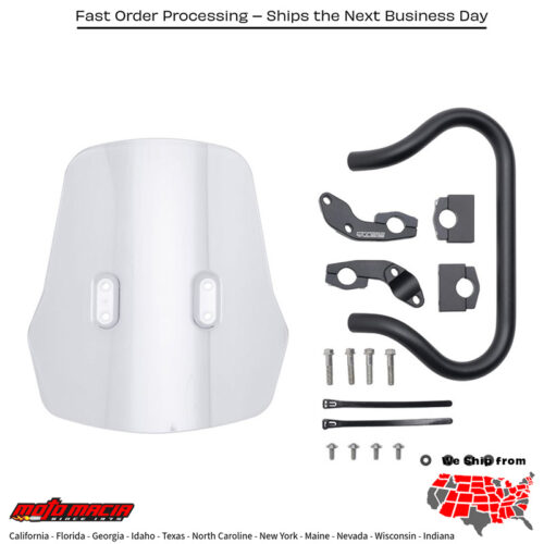 WINDSCREEN ADVENTURE HUS Husqvarna 701 Supermoto 2016-2023 Husqvarna 701 Enduro 2016-2023 Husqvarna 701 Enduro LR 2021-2022