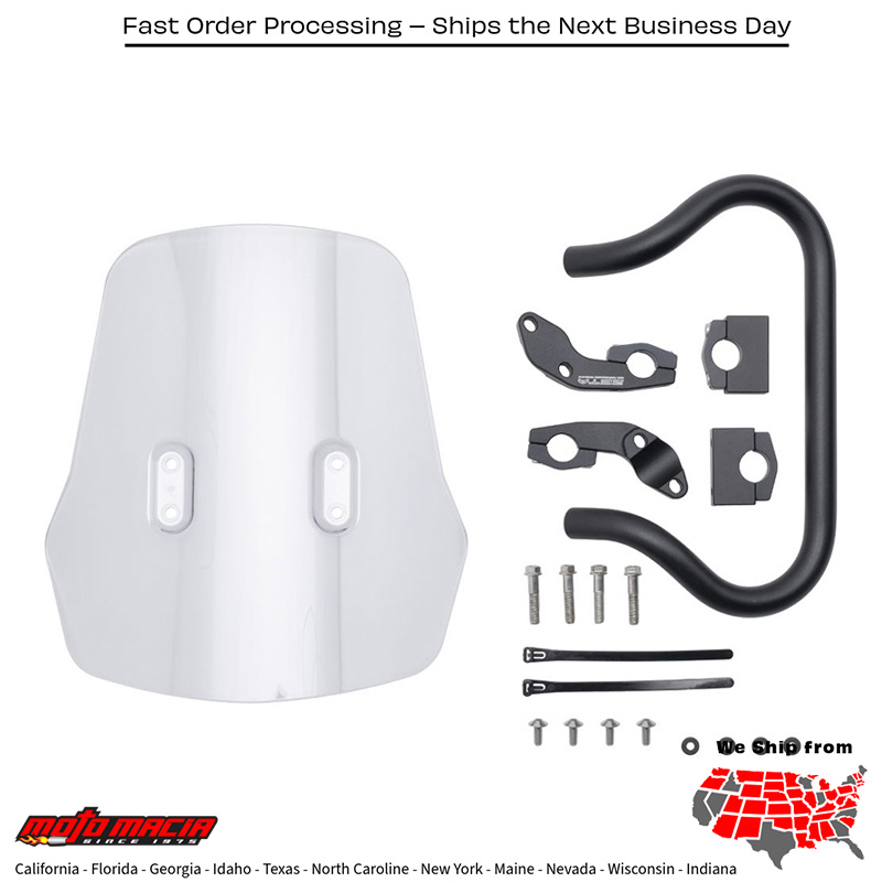 WINDSCREEN ADVENTURE HUS Husqvarna 701 Supermoto 2016-2023 Husqvarna 701 Enduro 2016-2023 Husqvarna 701 Enduro LR 2021-2022