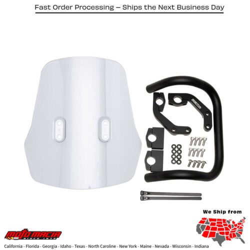 WINDSCREEN ADVENTURE  Honda CRF250L 2013-2021 Honda CRF250LA ABS 2017-2021 Honda C125A Super Cub ABS 2020-2022 Honda Trail 125 ABS 2021-2022