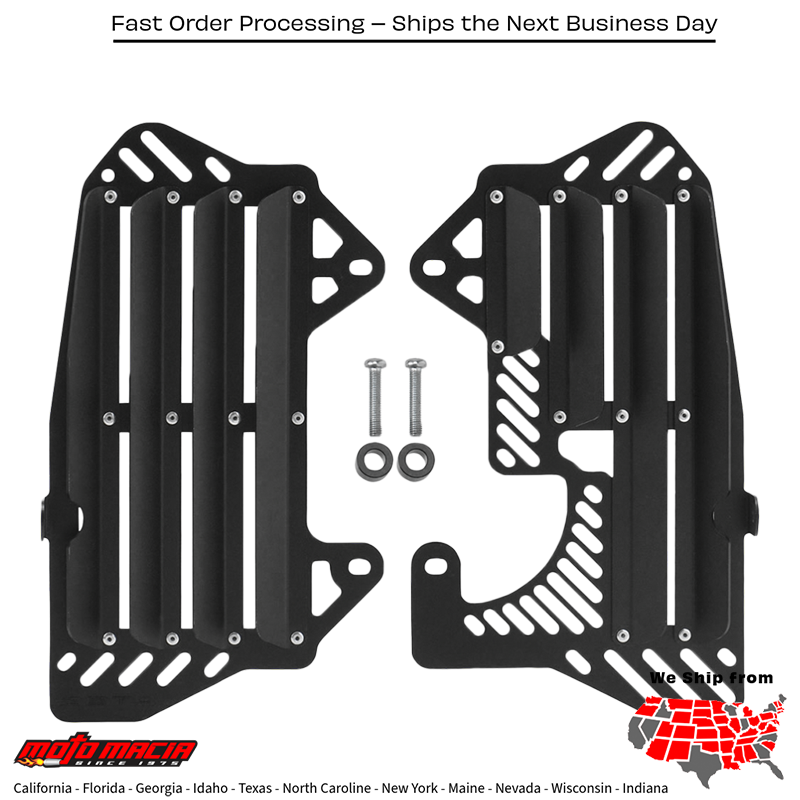 RADIATOR GUARD Honda CRF1000L Africa Twin 2016-2019 Honda CRF1000LD Africa Twin DCT 2016-2019 Honda CRF1000L2 Africa Twin Adventure Sports 2018-2019 Honda CRF1000L2D Africa Twin Adventure Sports DCT 2018-2019