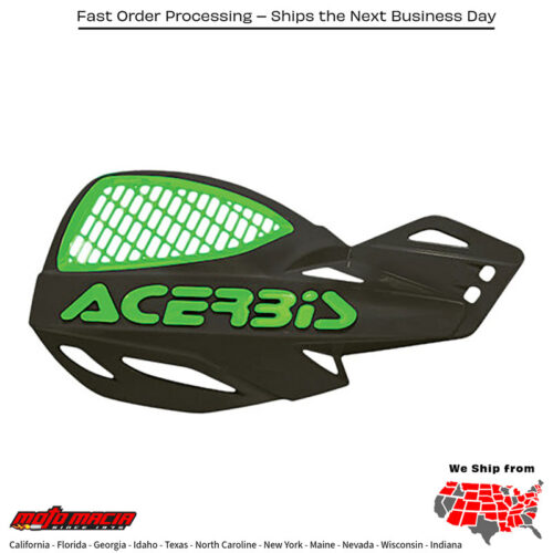 Uniko Vented Handguards Black/Green Beta 390 Rs 2015-2015 430 Rs 2015- more
