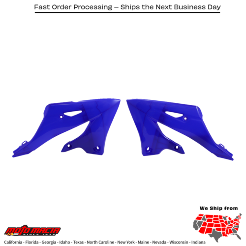 Radiator Shrouds Yamaha Blue Yz125 2022-2026 Yz250 2022-2026