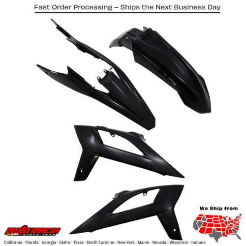 Plastic Kit Beta Black 125 Rr (2t) 2020-2022 200 Rr (2t) 202