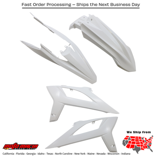 Plastic Kit Beta White 125 Rr (2t) 2020-2022 200 Rr (2t) 202
