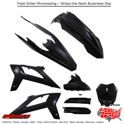 Full Plastic Kit Beta Black 300 Rx (2t) 2021-2022