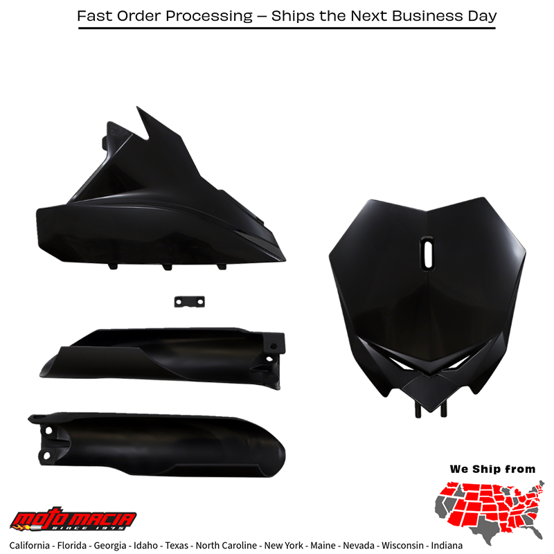Full Plastic Kit Beta Black 300 Rx (2t) 2021-2022 - Image 3