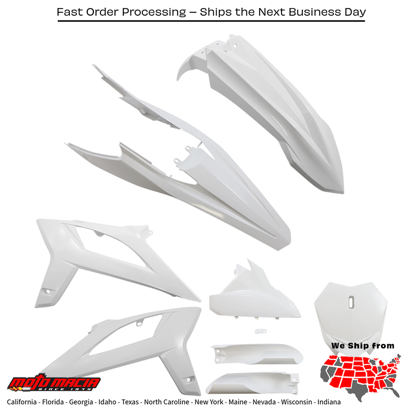 Full Plastic Kit Beta White 300 Rx (2t) 2021-2022
