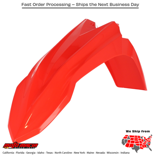 Front Fender Beta Red 125 Rr (2t) 2020-2024 200 Rr (2t) 2020-2024