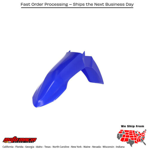 Front Fender Yamaha Blue Yz450f 2023-2024 Yz250f 2024-2024